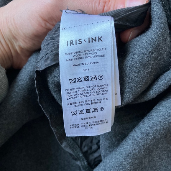 Iris & Ink grey pencil skirt - Picture 2 of 5